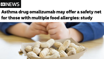 Asthma drug could help treat severe food allergies
